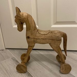 Horse wooden